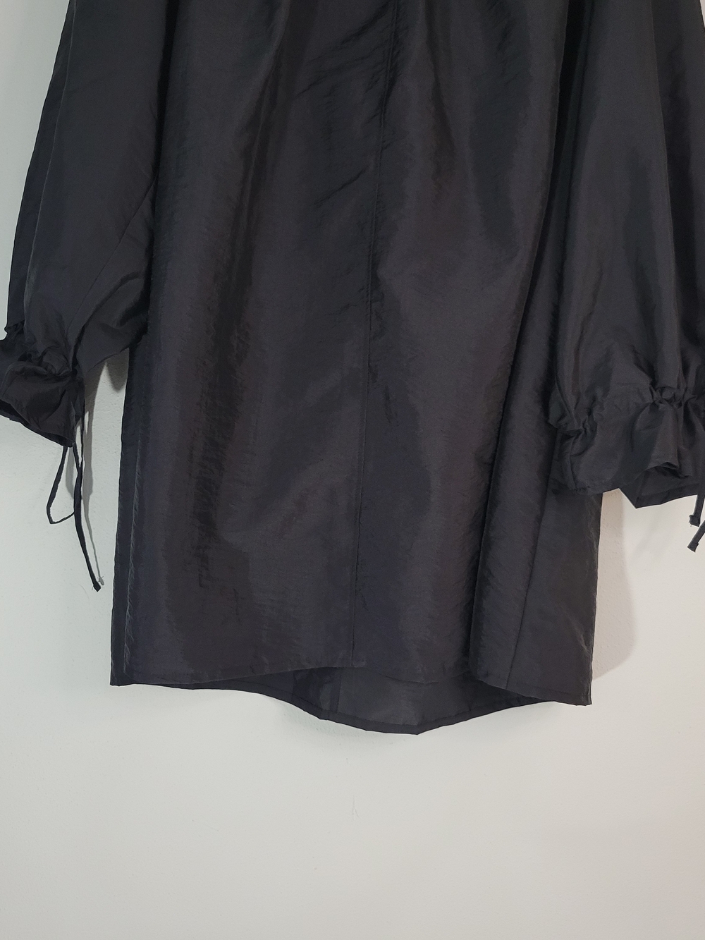 ASOS WOMEN Black Long Sleeve Tie-Detail Dress SIZE 18. - Picture 5 of 9